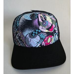 Disney NEFF Mickey Mouse Trucker Hat – Colorful Graphic Snapback – OSFM NWT